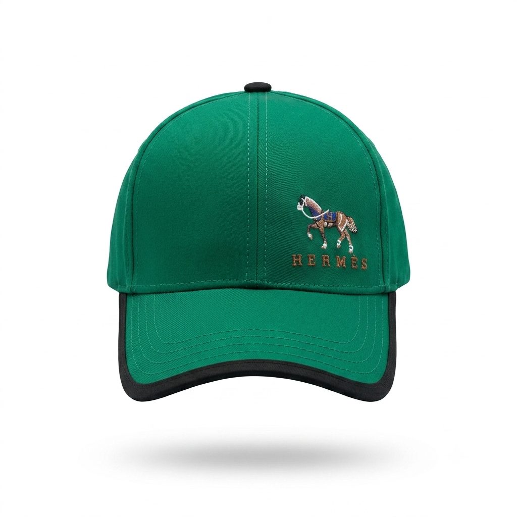 Hermès - Casquette - Vert & Noir
