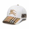 Burberry - Casquette - Blanc & Beige Check