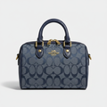 Coach Mini Rowan Denim - Front View