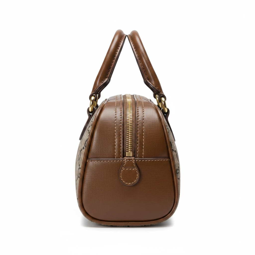 Gucci GG Supreme Mini Boston Bag - Studio Side View