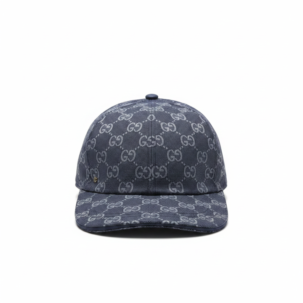 Cap front view white background