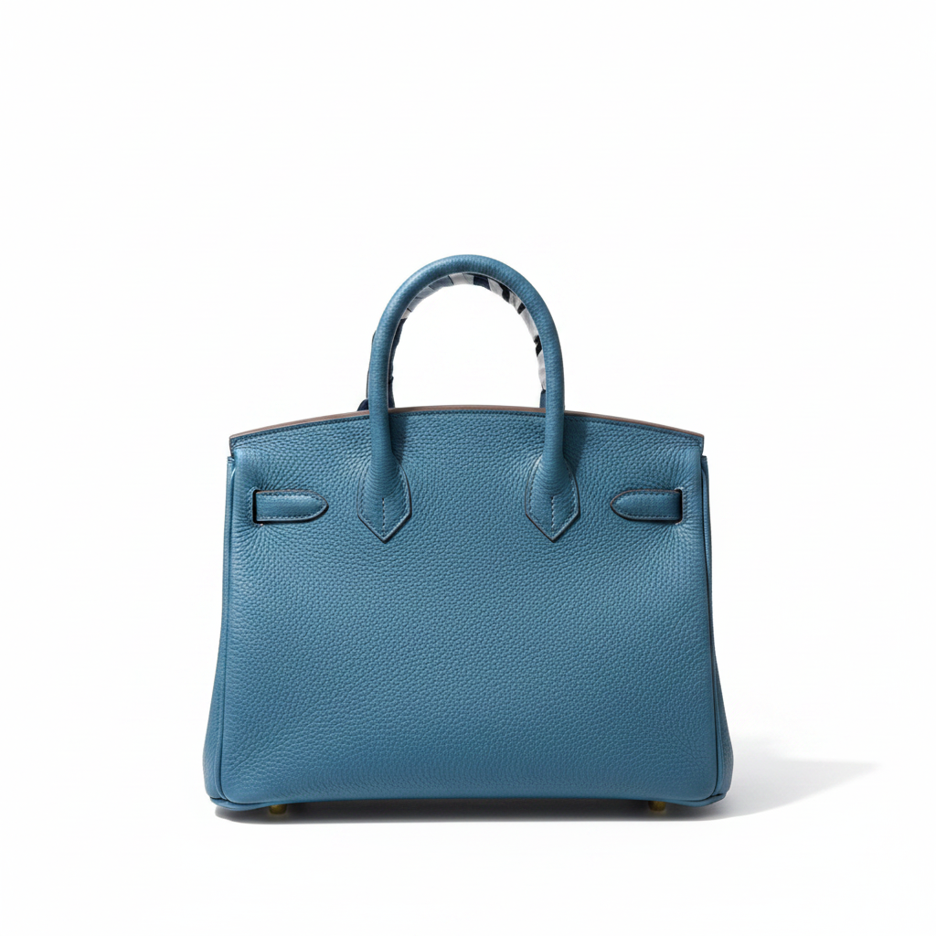 Hermès Birkin 30 Blue Jean - Studio Back View