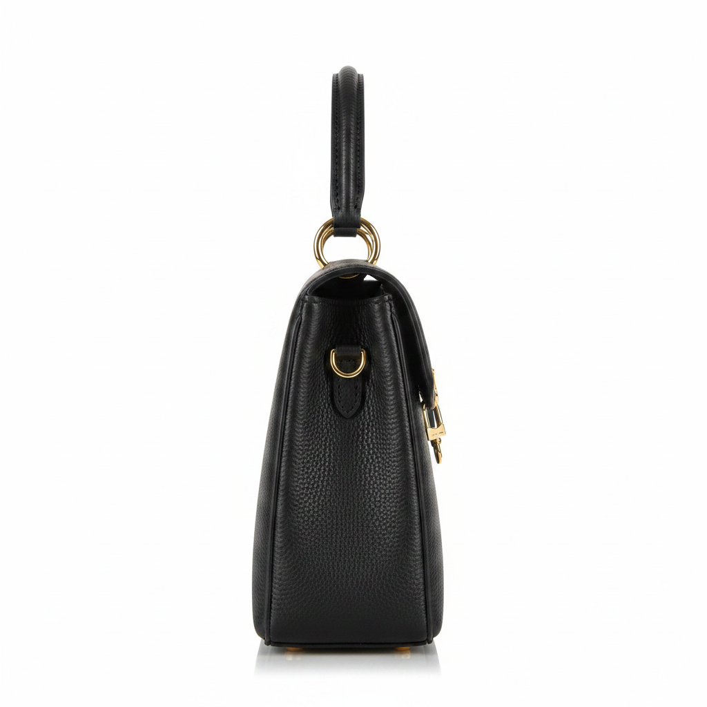 Louis Vuitton Capucines BB Noir - Left side view