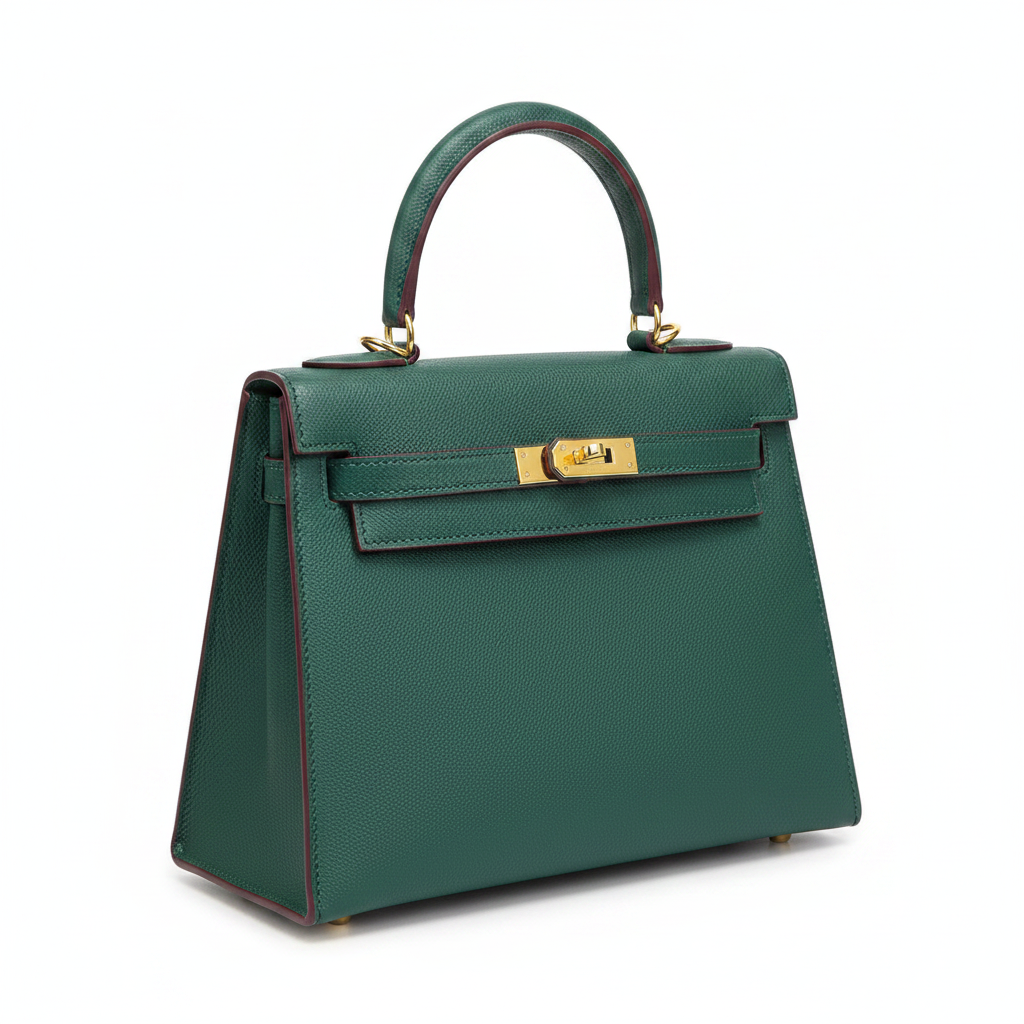 Hermès Kelly 28 Vert Malachite - Studio 45° View