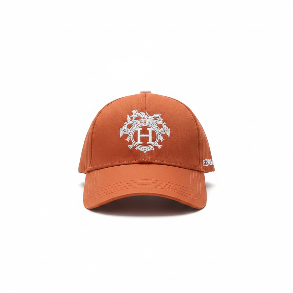 Hermès orange cap front view