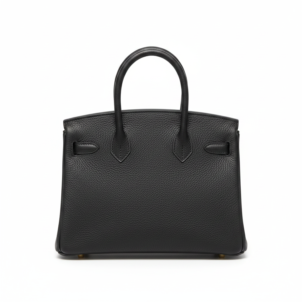 Hermès Birkin 30 Noir - Studio Back View