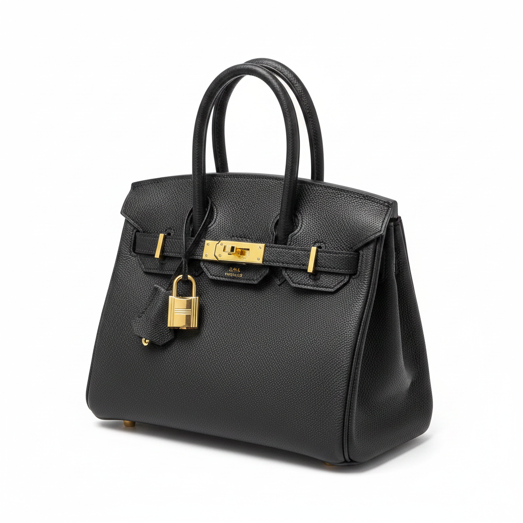 Hermès Birkin 30 Noir - Studio 45° View
