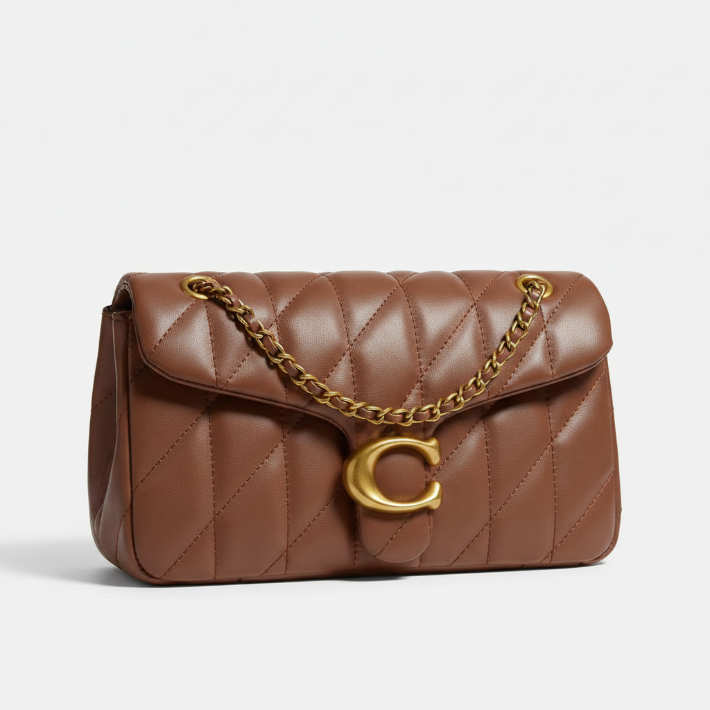 Coach Tabby 26 Saddle Brown - Studio 45° View