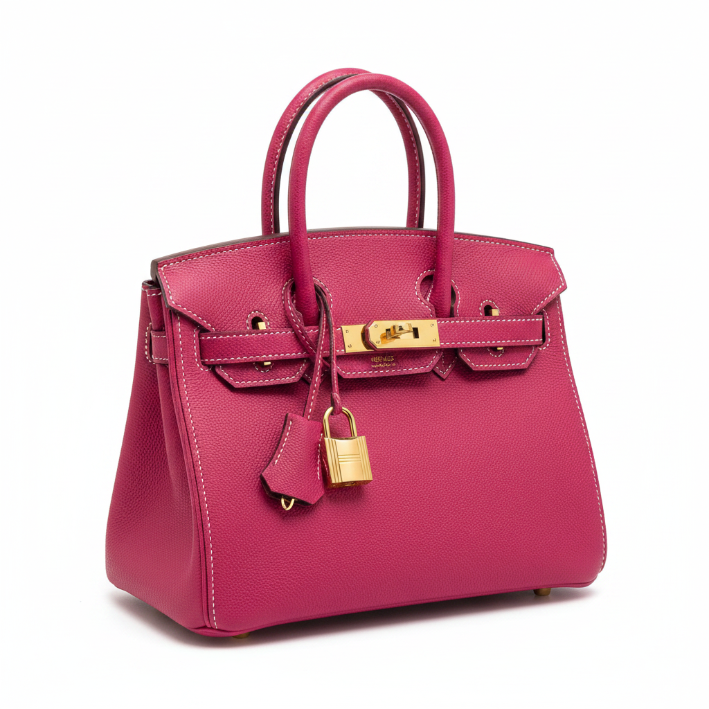 Hermès Birkin 30 Rose Extrême - Studio 45° View