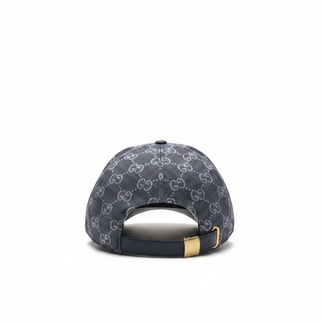 Cap back view white background