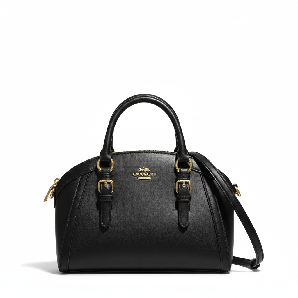Coach Mini Rowan Satchel Noir - Front View