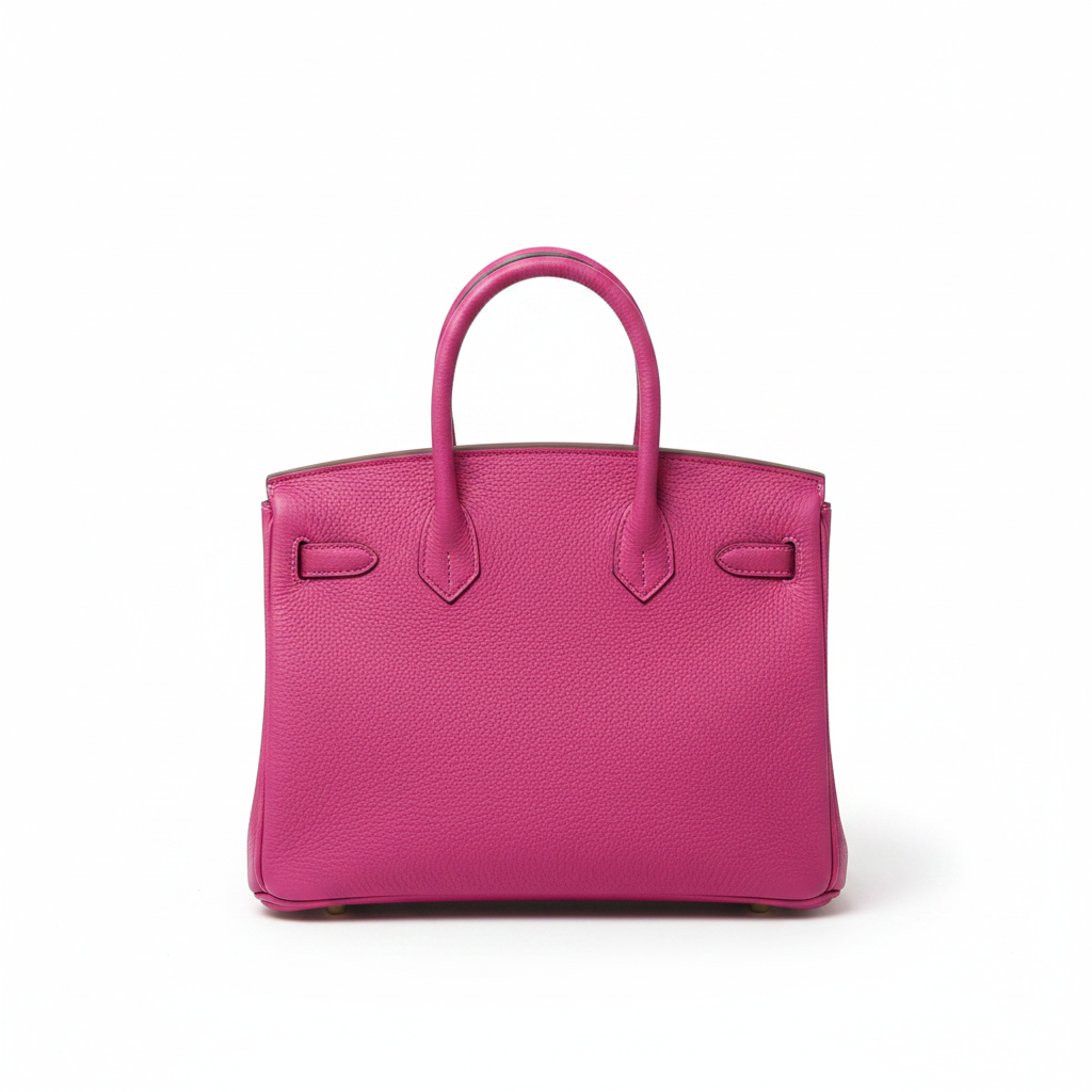 Hermès Birkin 30 Rose Magenta - Studio Back View