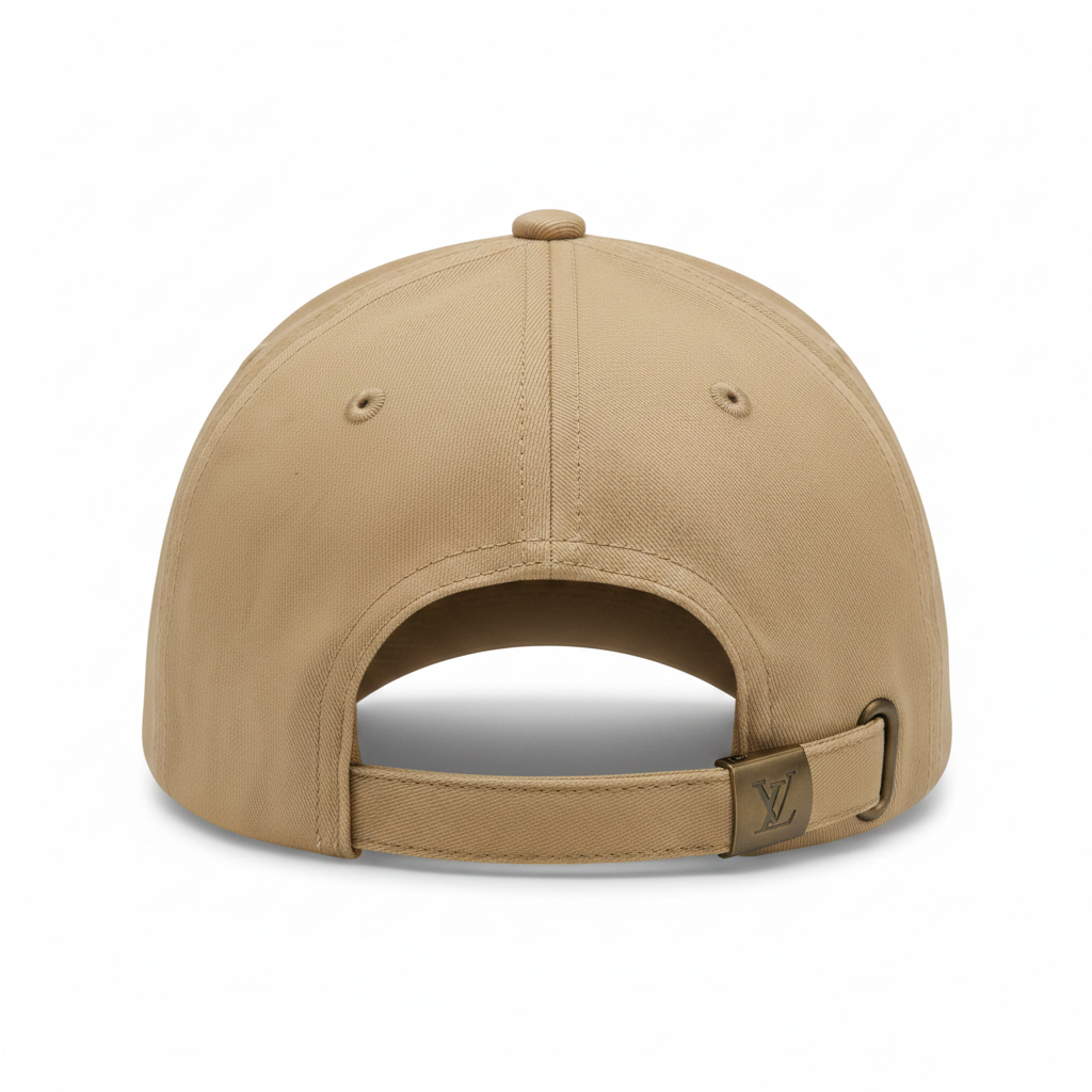 LV beige cap back view