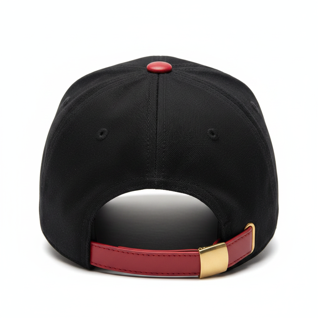 Gucci black cap back view