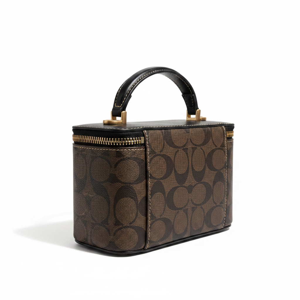 Coach Mini Vanity Case - Studio Side View