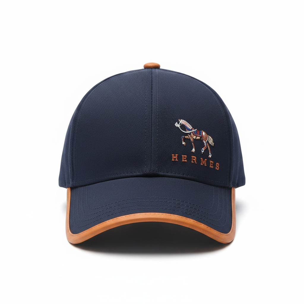 Hermès navy cap front view