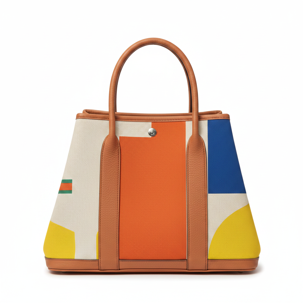 Hermès Garden Party Cognac - Studio Front View