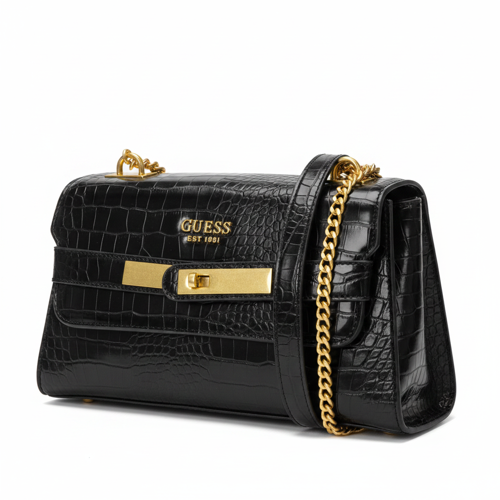 Guess Cosette Shoulder Black - 45 Angle