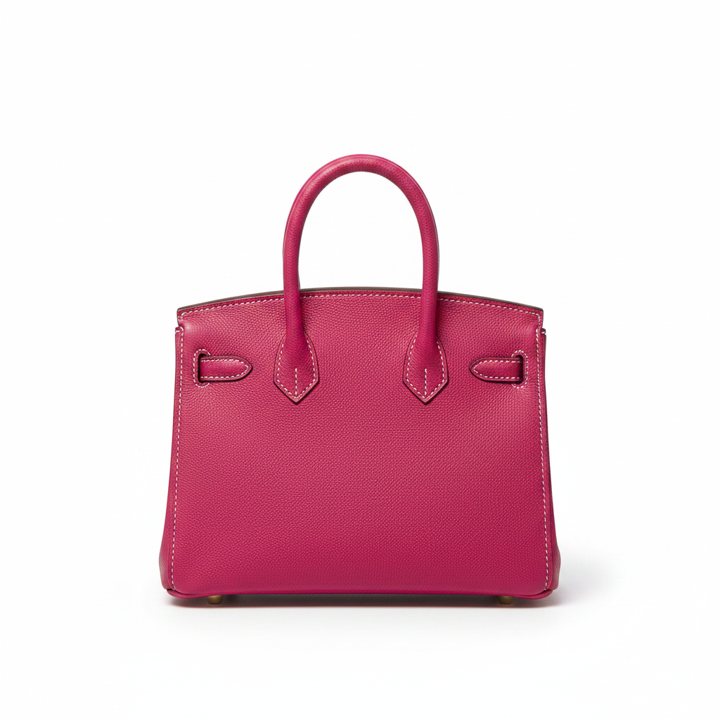 Hermès Birkin 30 Rose Extrême - Studio Back View