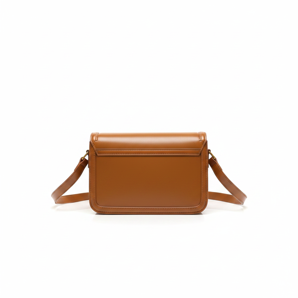 Saint Laurent Solferino caramel bag back view