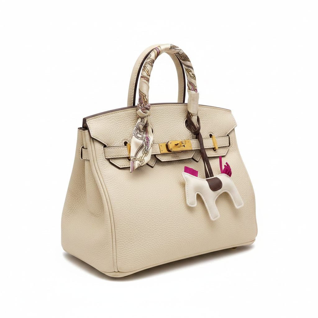 Hermès Birkin 30 Craie - Studio 45° View