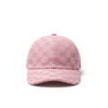 Gucci pink GG cap front view